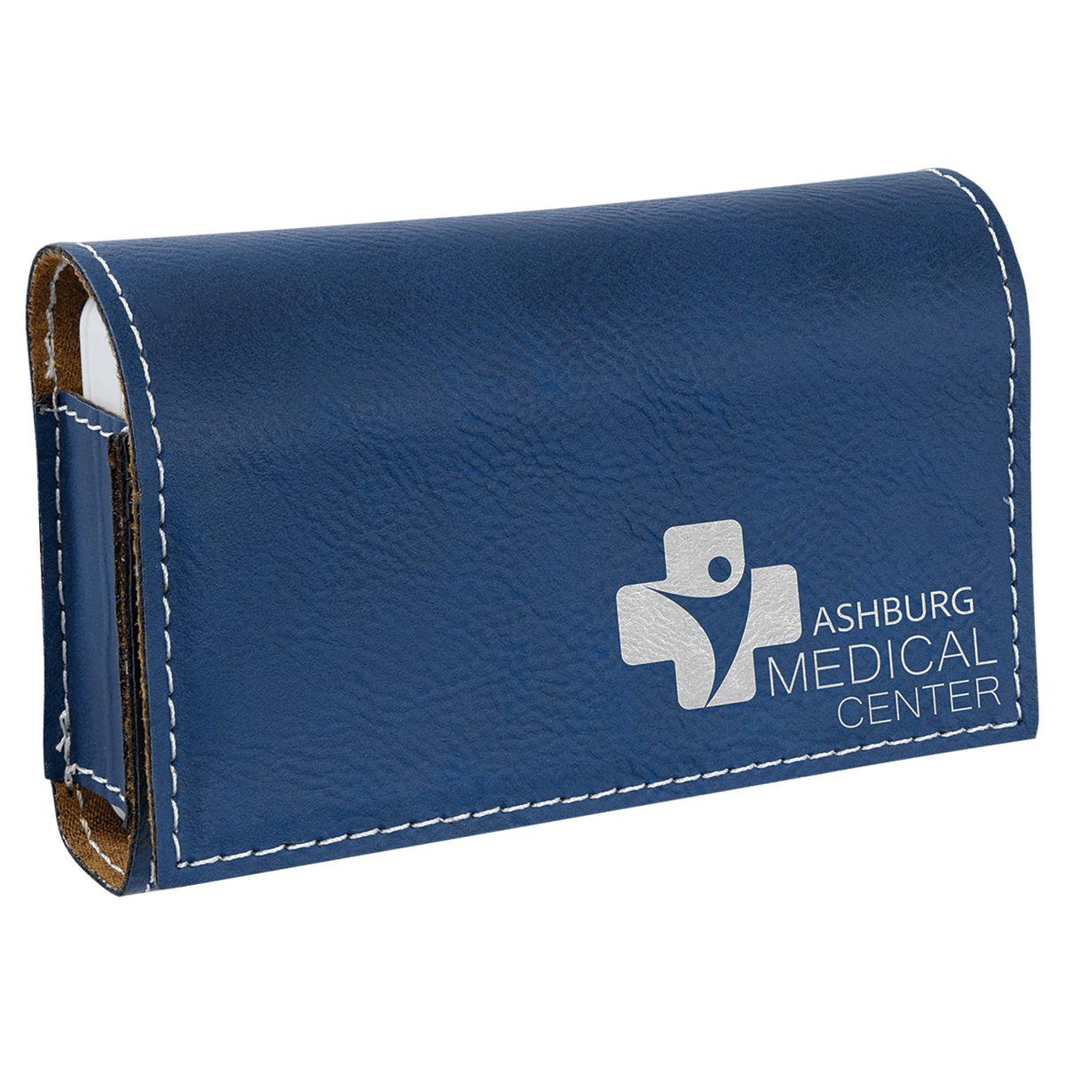 Personalized 4 3/4" X 3 1/8" Rawhide Laserable Leatherette Pill Box - GFT2425