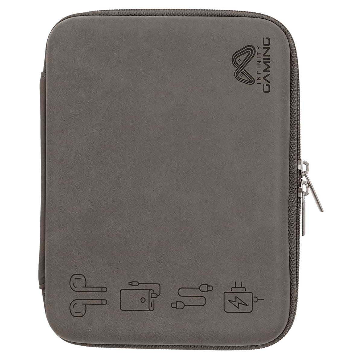 Personalized 8 1/2" X 6" X 1 3/4" Rawhide Leatherette Cord Case - GFT2452