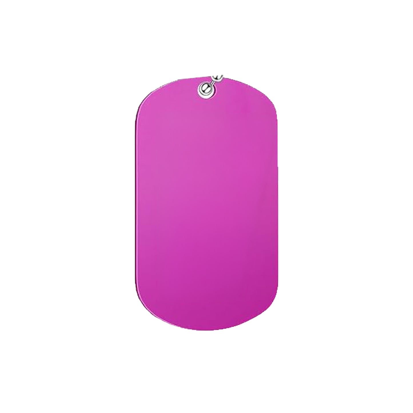 Custom EngravedBlack Dog Tag Pendant - Personalized Gift