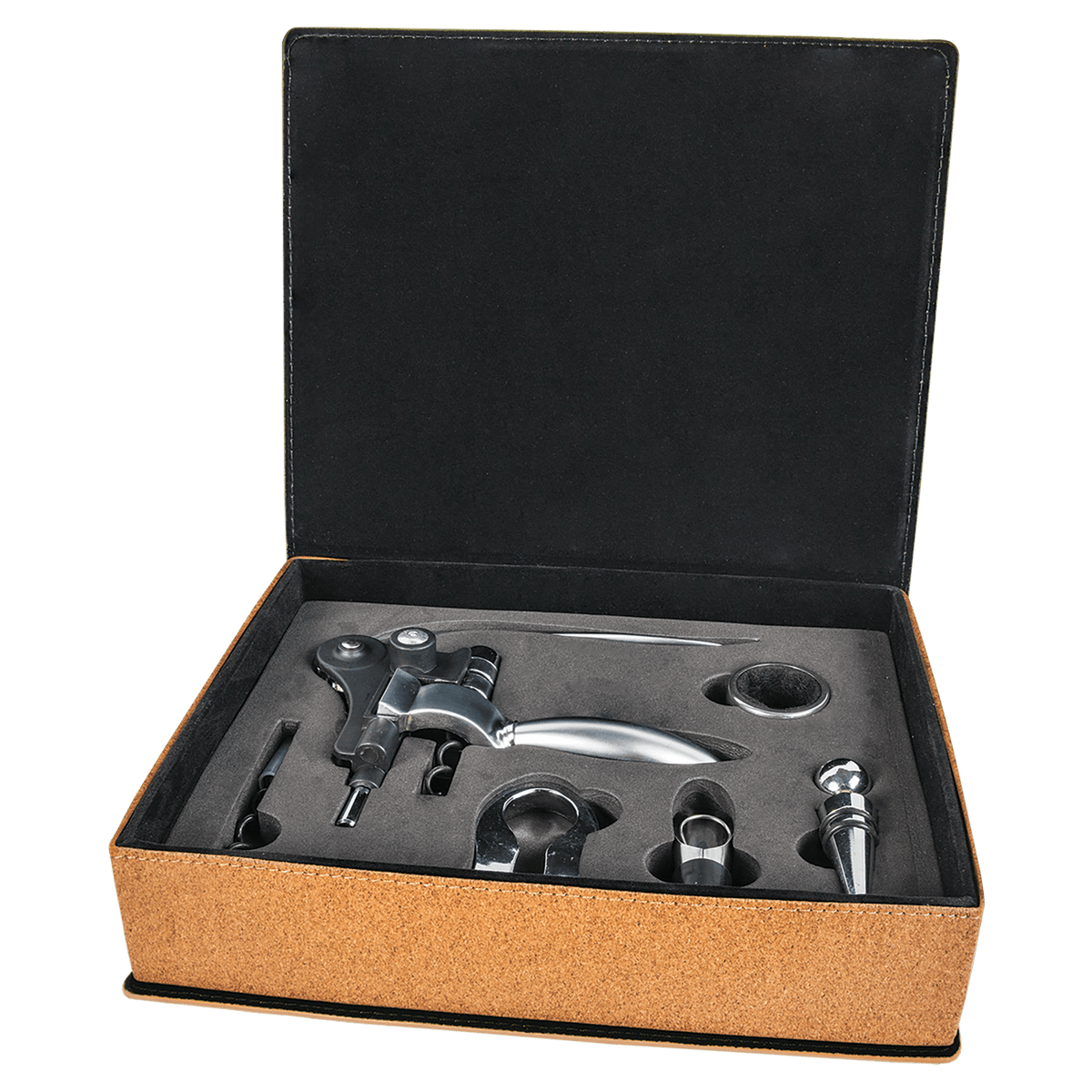 Personalized Cork 5-Piece Wine Tool Set - WTL81