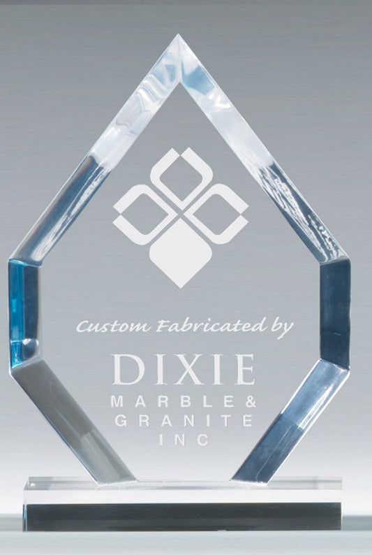Diamond Arrowhead Acrylic Award 6"x8"