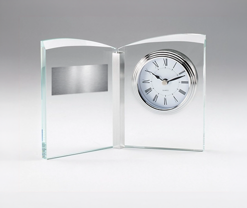 Crystal Butterfly Mantel Clock
