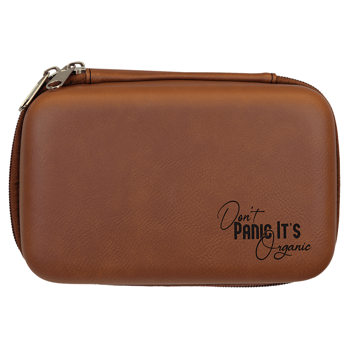 Personalized 7" X 4" X 2 1/2" Rawhide Smoke Case - GFT2480