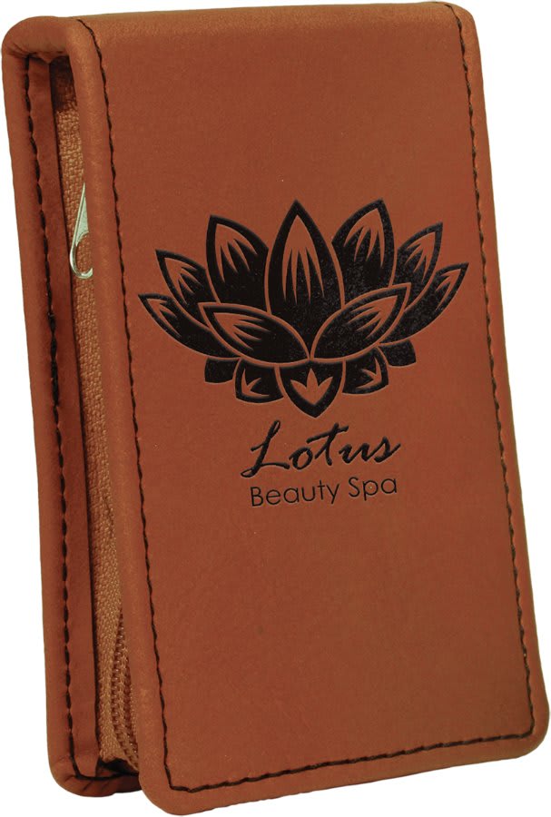 Personalized 7-Piece Dark Brown Laserable Leatherette Manicure Gift Set - GFT278