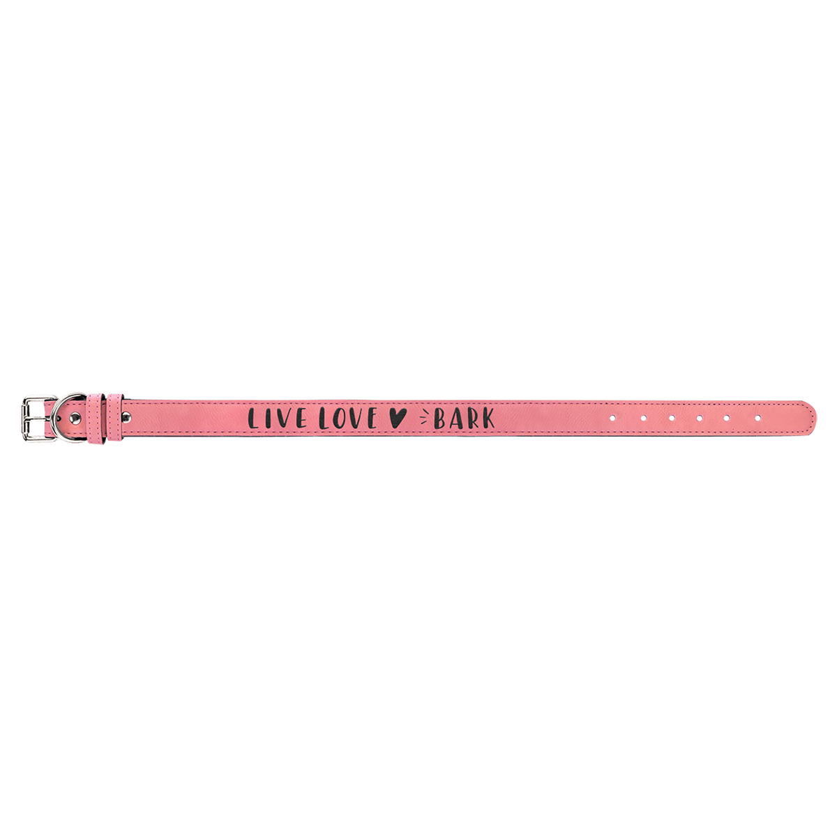 Personalized Extra Large 27" X 1 1/4" Rawhide Laserable Leatherette Dog Collar - LLC548