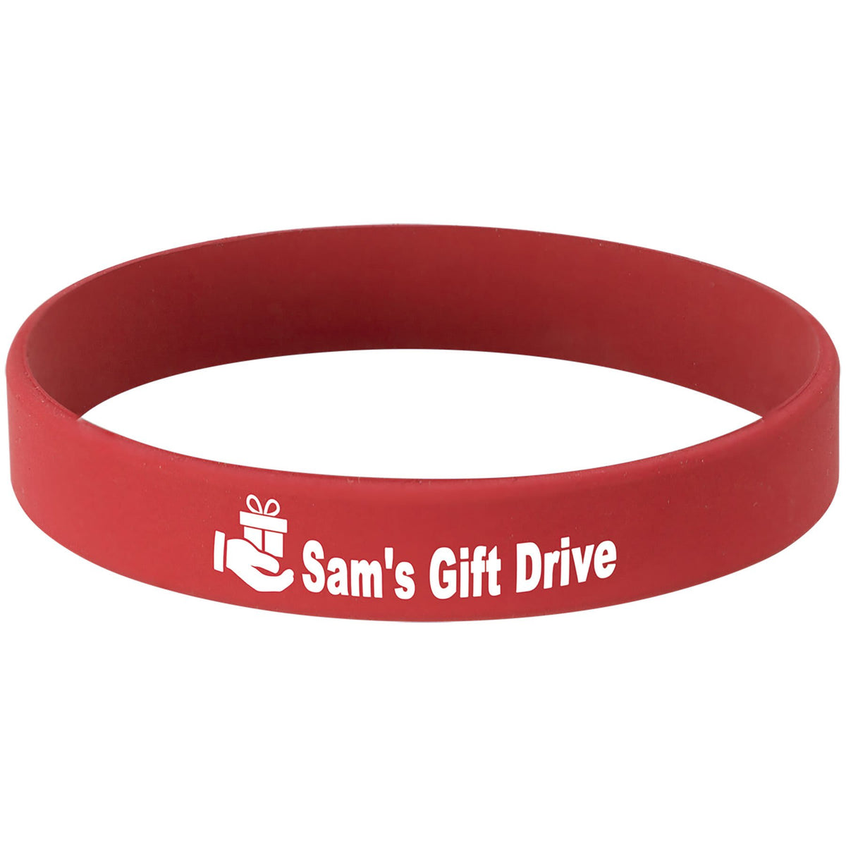 Personalized 4 1/8" Black/White Laserable Bracelet - SWB302