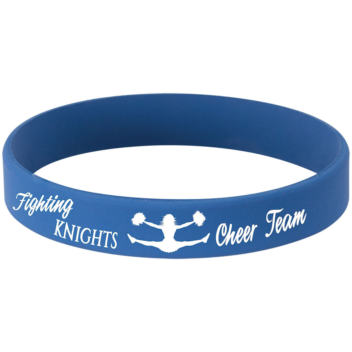 Personalized 4 1/8" Black/White Laserable Bracelet - SWB303