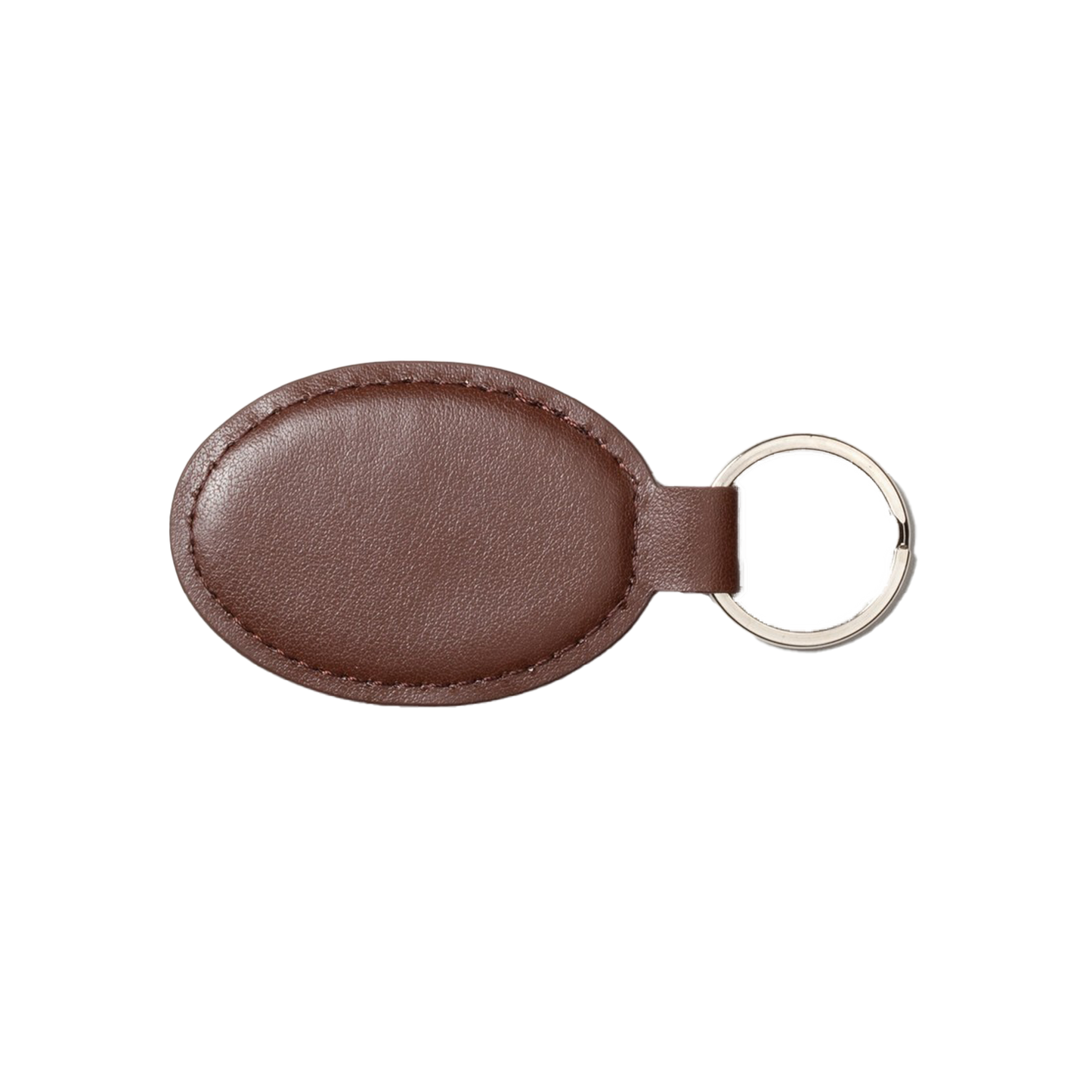 The Perfect Small Gift – Personalized Leatherette Oval Keychain