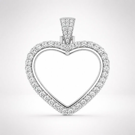 Personalized Photo Heart Pendant