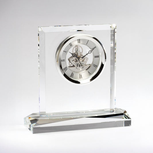Elegant Crystal Rectangle Clock