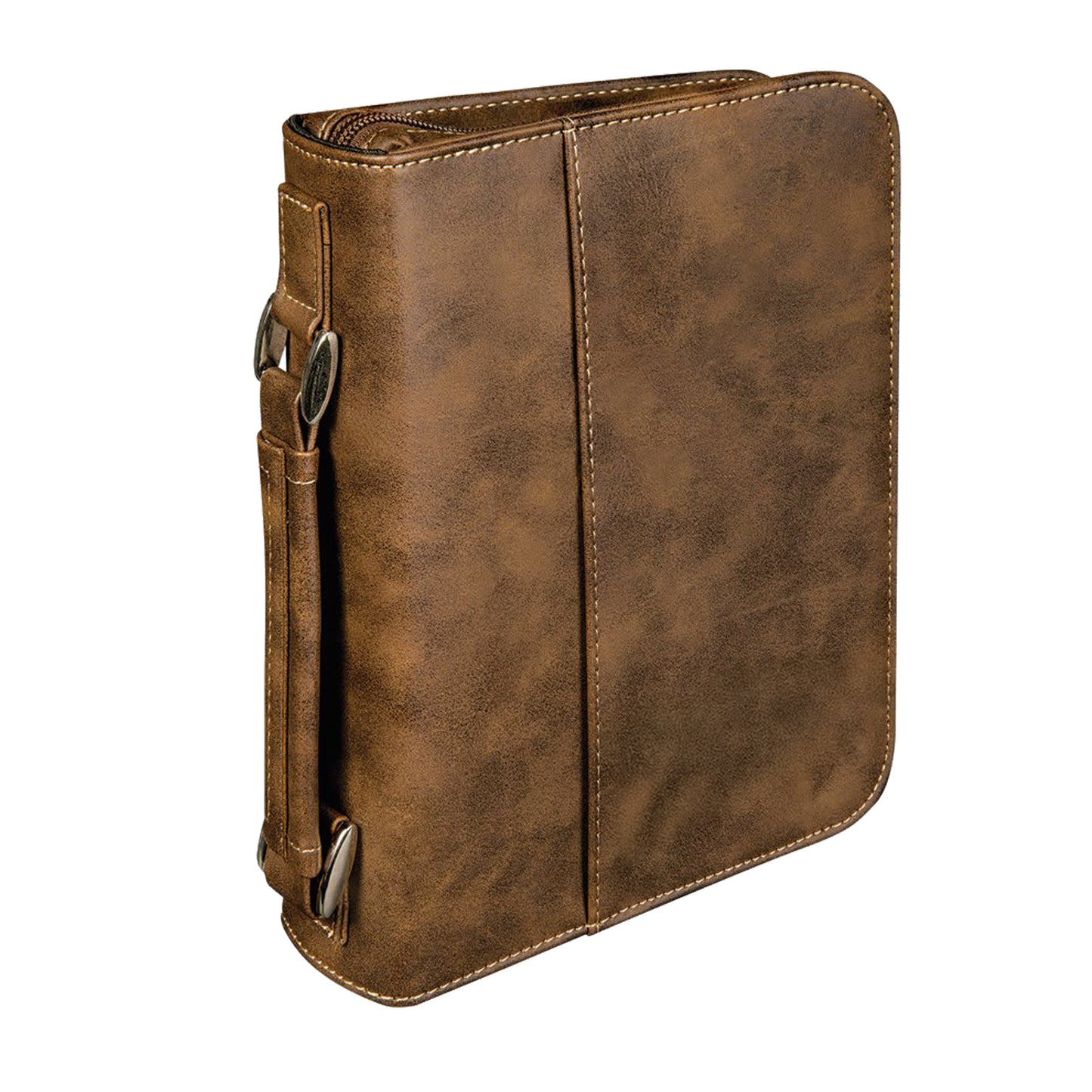 Personalized Leatherette Book/Bible Cover with Handle & Zipper  7 1/2" x 10 3/4"