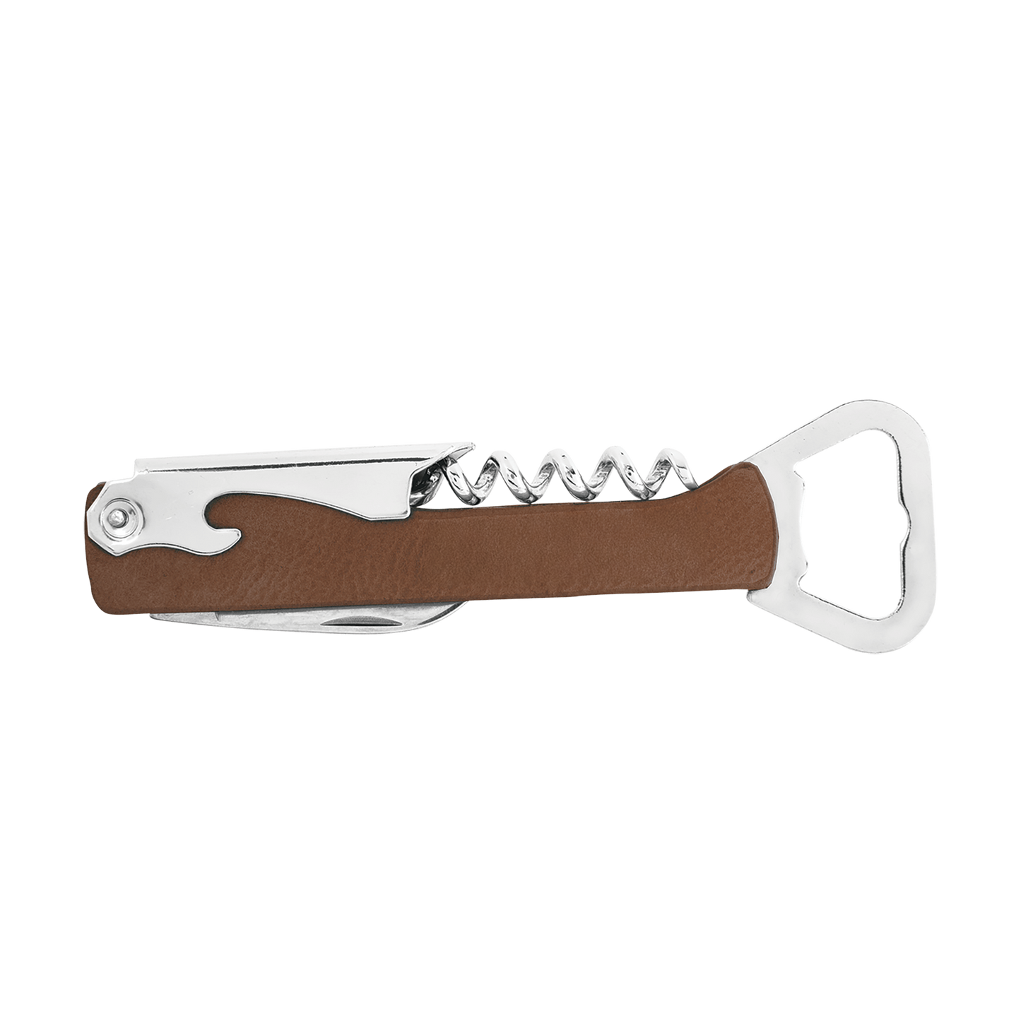Personalized Wood-Handle Wine & Bottle Opener Multi-Tool