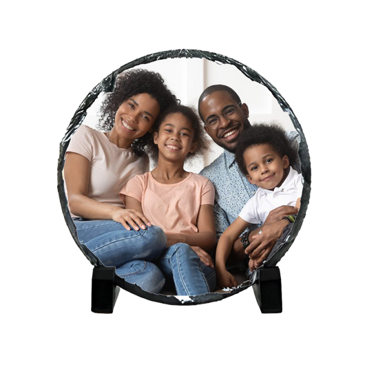 Round Photo Slate