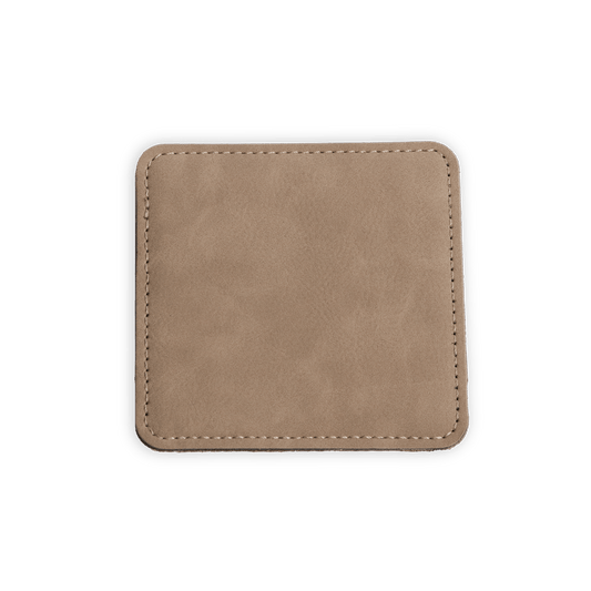 leather Saddle Collection Square Coasters: The Perfect Personalized Gift